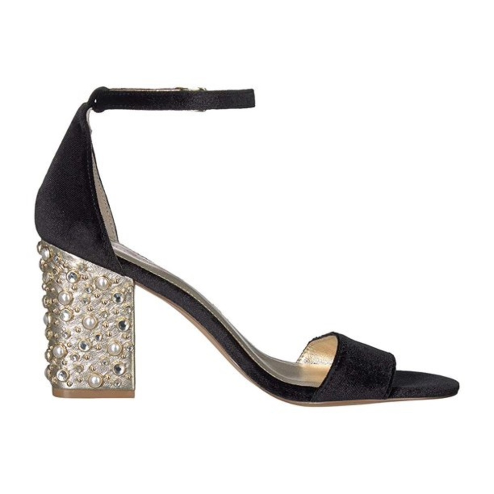 LILLY PULITZER Black suede heels